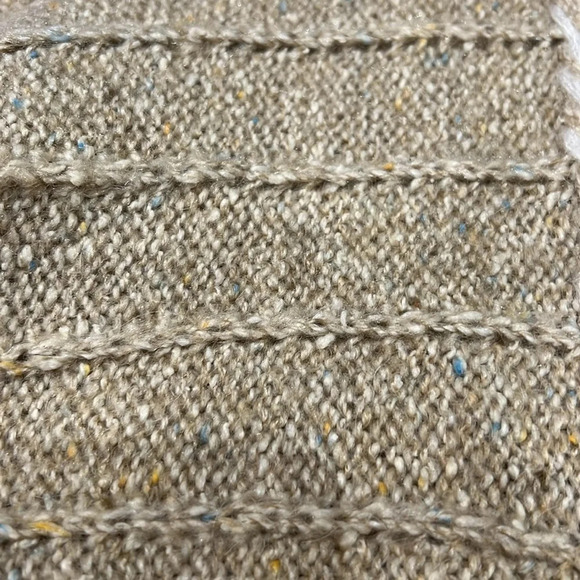 Vintage Marella twotone wool blend cowlneck knit sweater size small - Picture 6 of 10